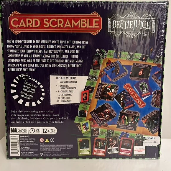 Beetlejuice Card scramble board game - Picture 2 of 2